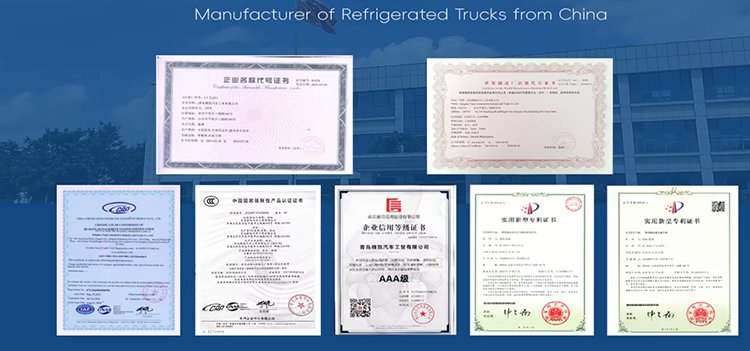 binglingfang Refrigerated truck factory